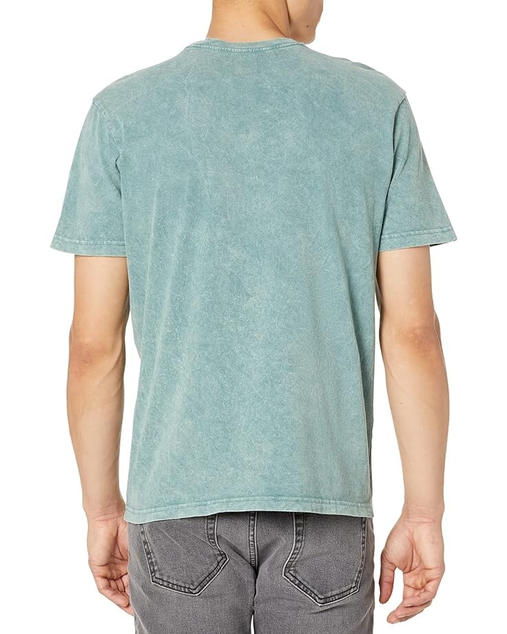 

Футболка RVCA Manic Tie-Dye Short Sleeve Tee, цвет Mallard Blue