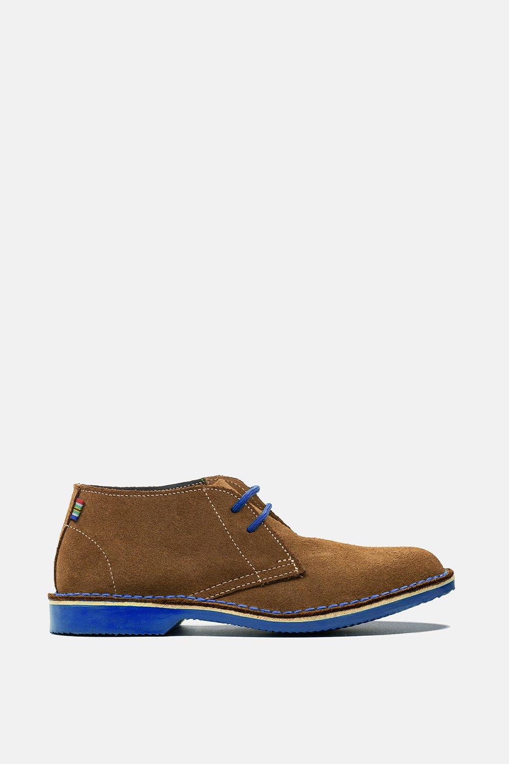 Замшевые ботинки дезерты Heritage Veldskoen Shoes, синий