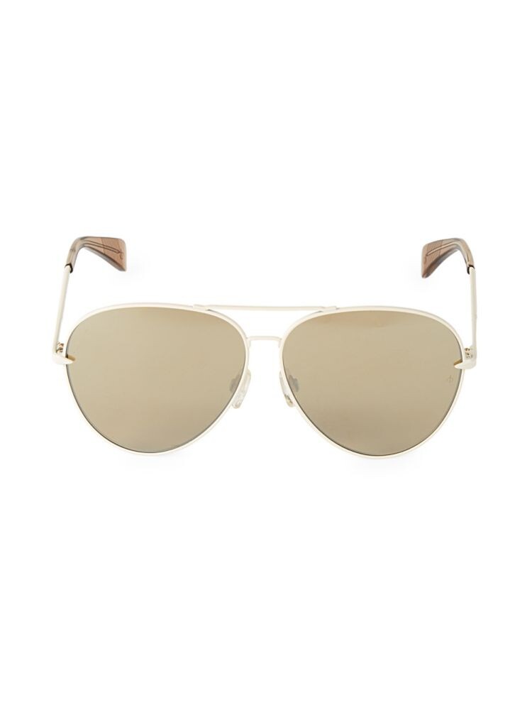 

Солнцезащитные очки-авиаторы 63MM Rag & Bone, цвет Color