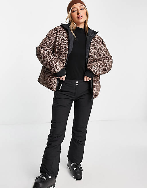 

Коричневая двусторонняя куртка-пуховик Missguided Ski, Коричневый