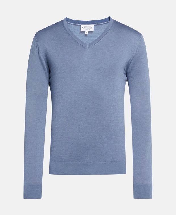 Кашемировый пуловер , цвет Slate Blue Hackett London