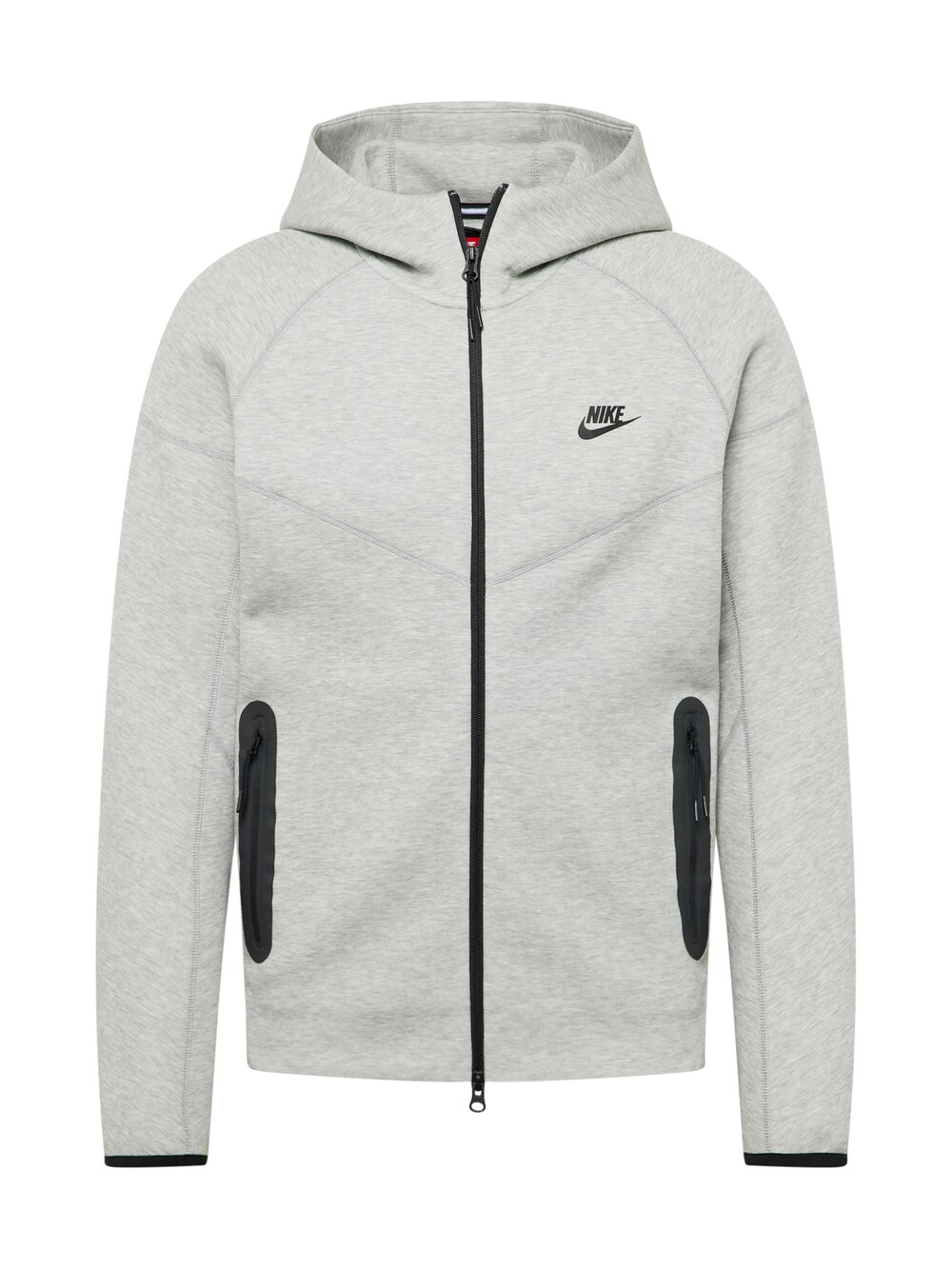 Толстовка на молнии Nike Sportswear TCH FLC, пестрый серый