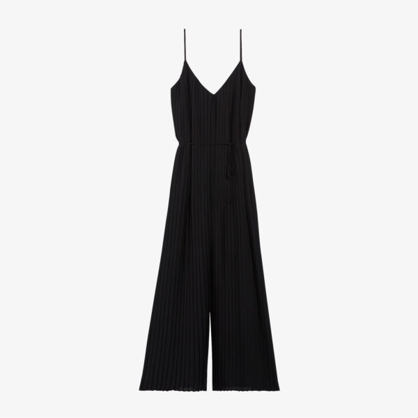 

Комбинезон Joyeuse свободного кроя с глубоким вырезом на спине Claudie Pierlot, цвет noir / gris