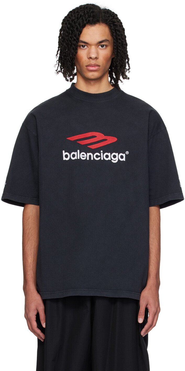 

Черная футболка 3B Sports Icon Balenciaga