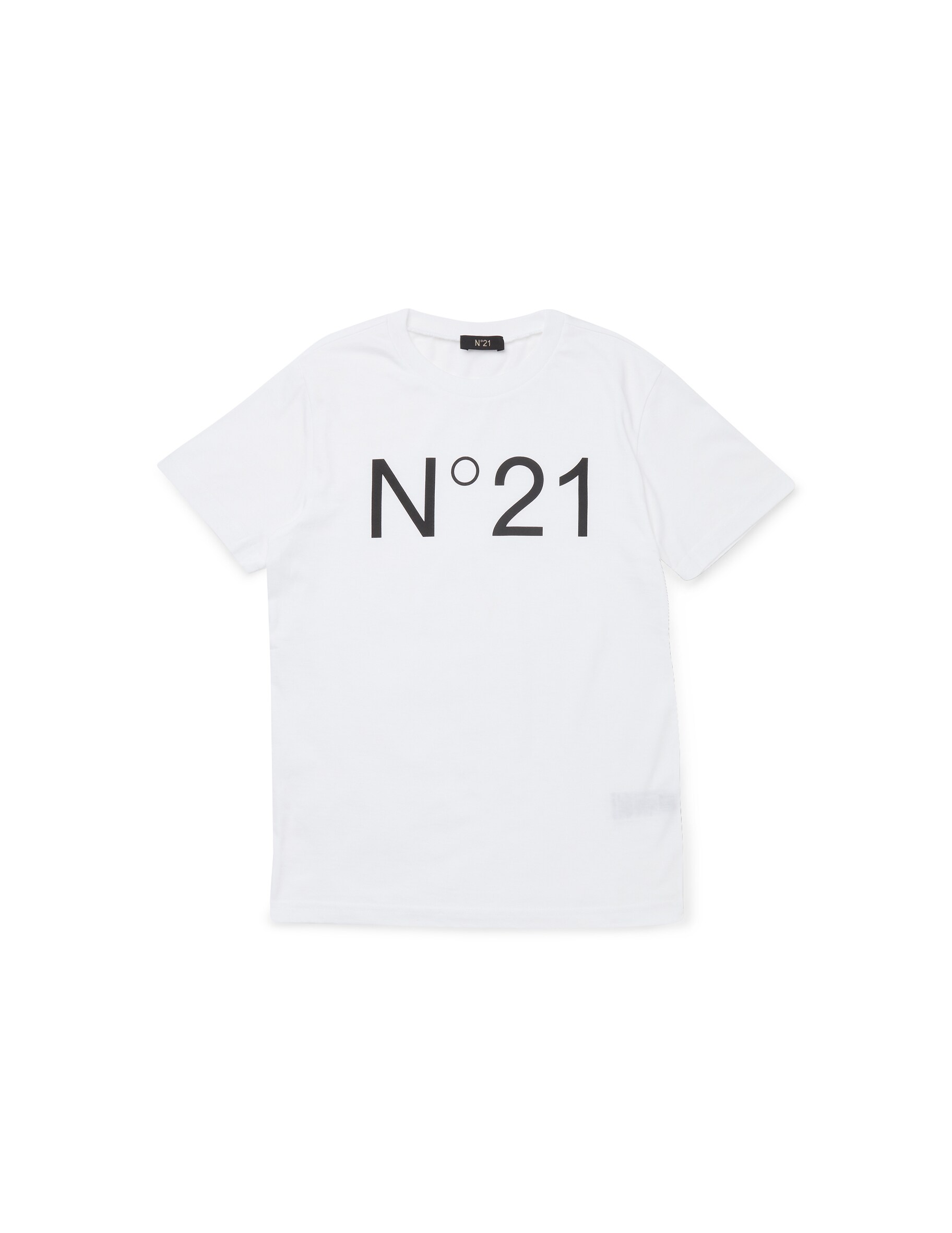 хлопковая футболка ennergiia 21 14002п э серый 110 Хлопковая футболка N°21, белый