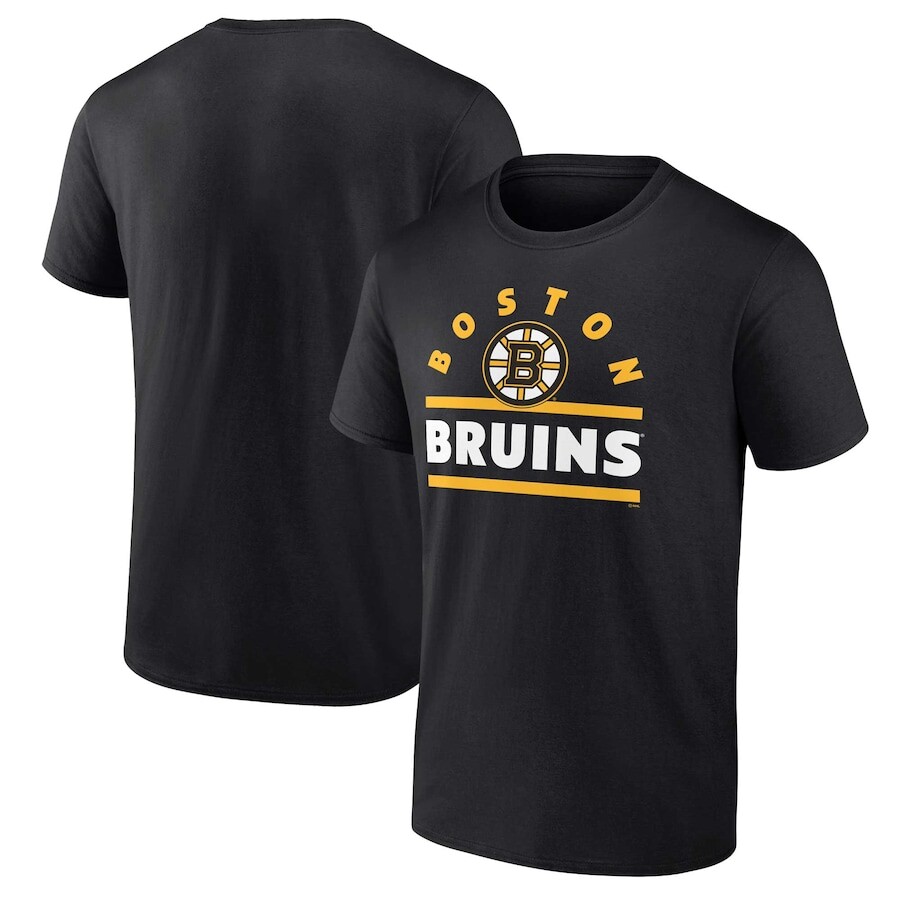 

Футболка с коротким рукавом Fanatics Branded Boston Bruins, черный