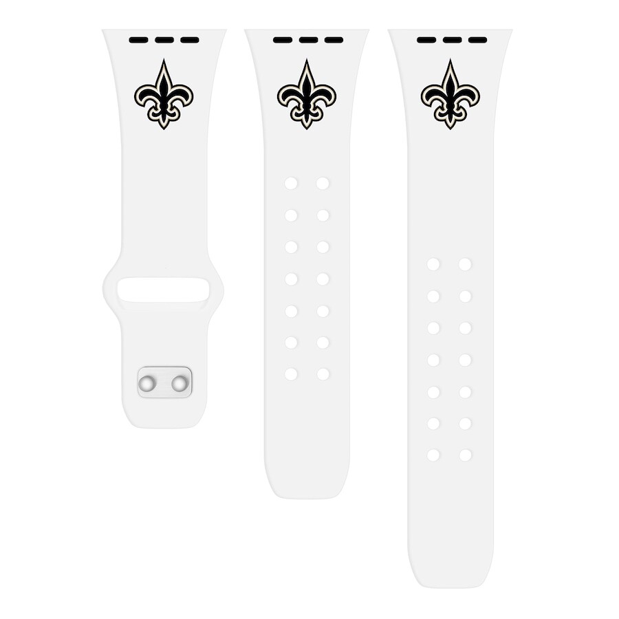 

Ремешок для часов Artinian New Orleans Saints, белый