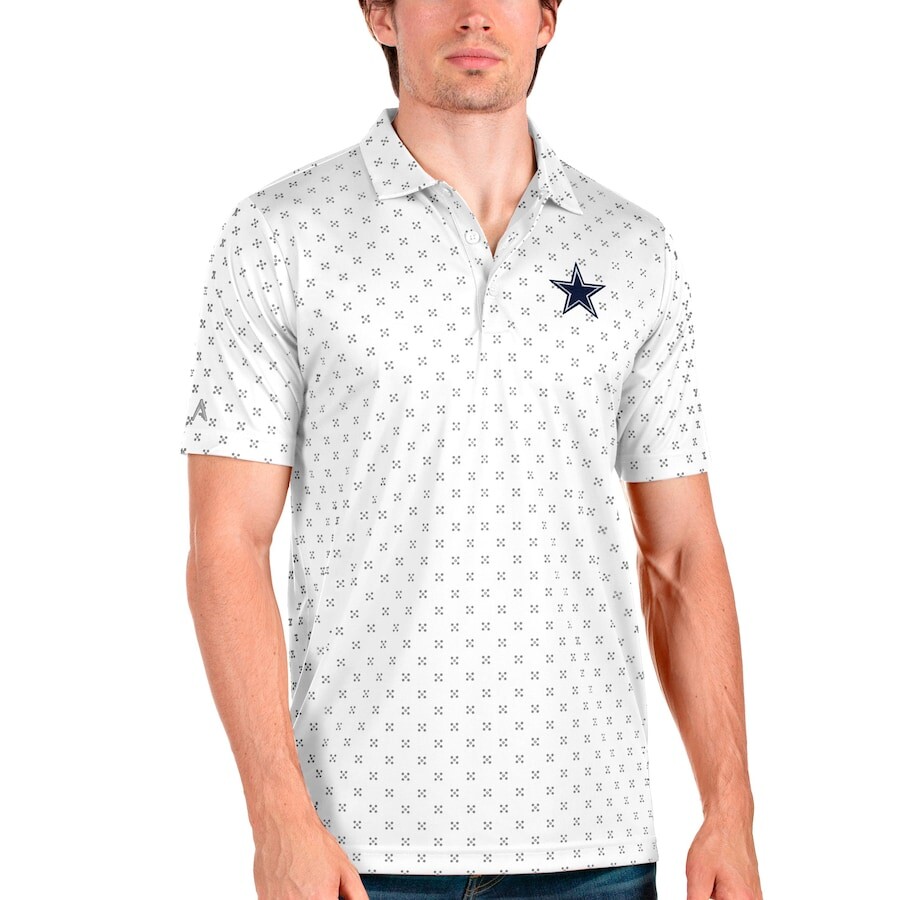 

Поло с коротким рукавом Antigua Dallas Cowboys, белый