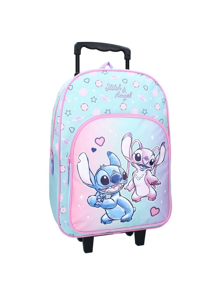 

Рюкзак COFI 1453 Lilo & Stitch Kinder Trolley Perfekt Schule, голубой