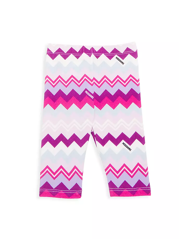 

Леггинсы с шевроном для маленьких девочек Missoni, розовый
