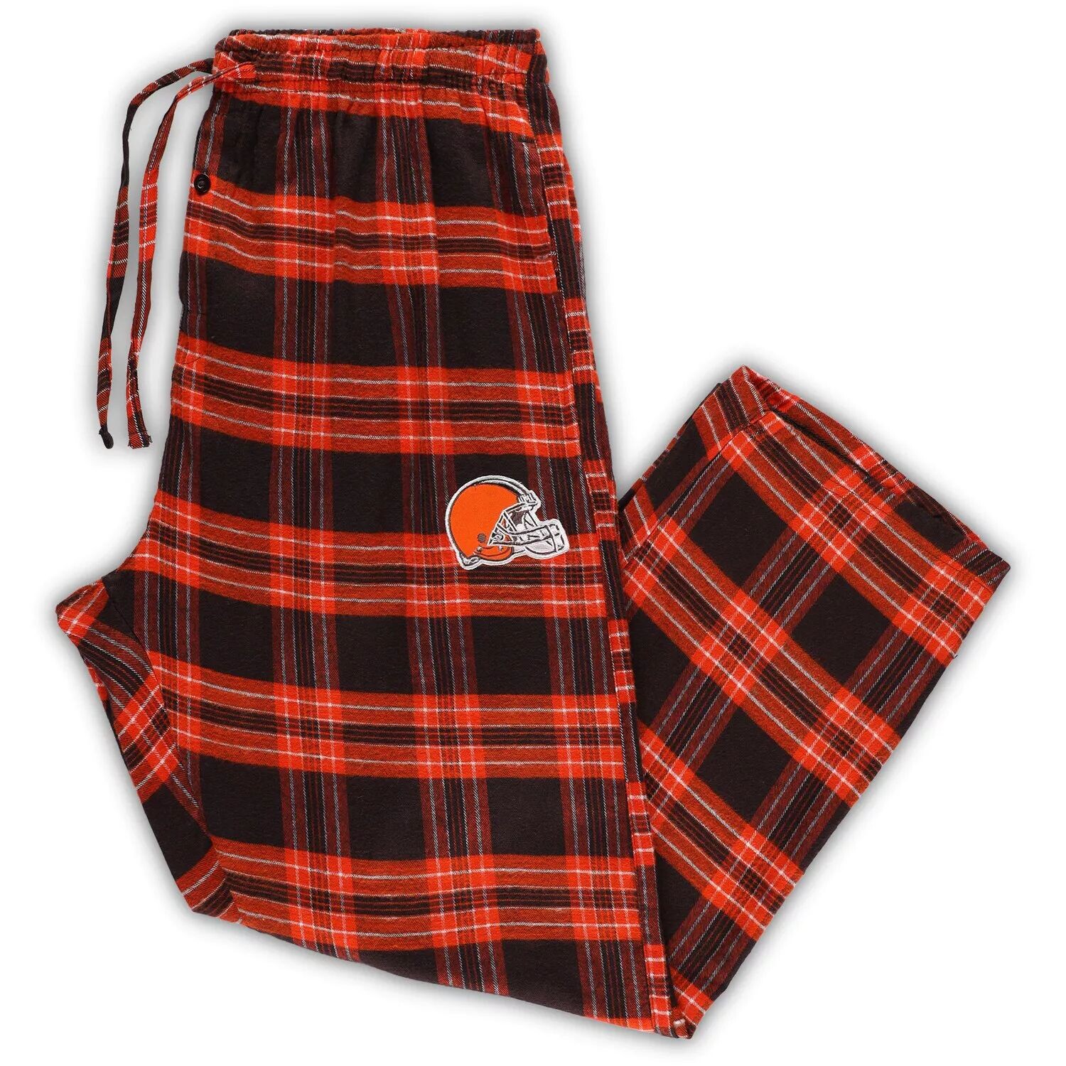

Мужские спортивные коричневые/оранжевые брюки Cleveland Browns Big and Tall Ultimate фланелевые пижамные штаны
