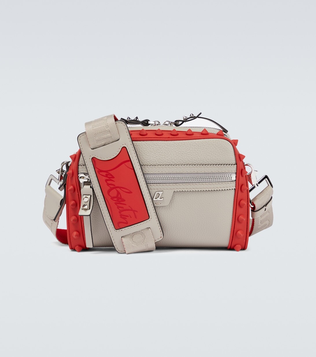 

Кожаная сумка Loubitown Christian Louboutin, красный