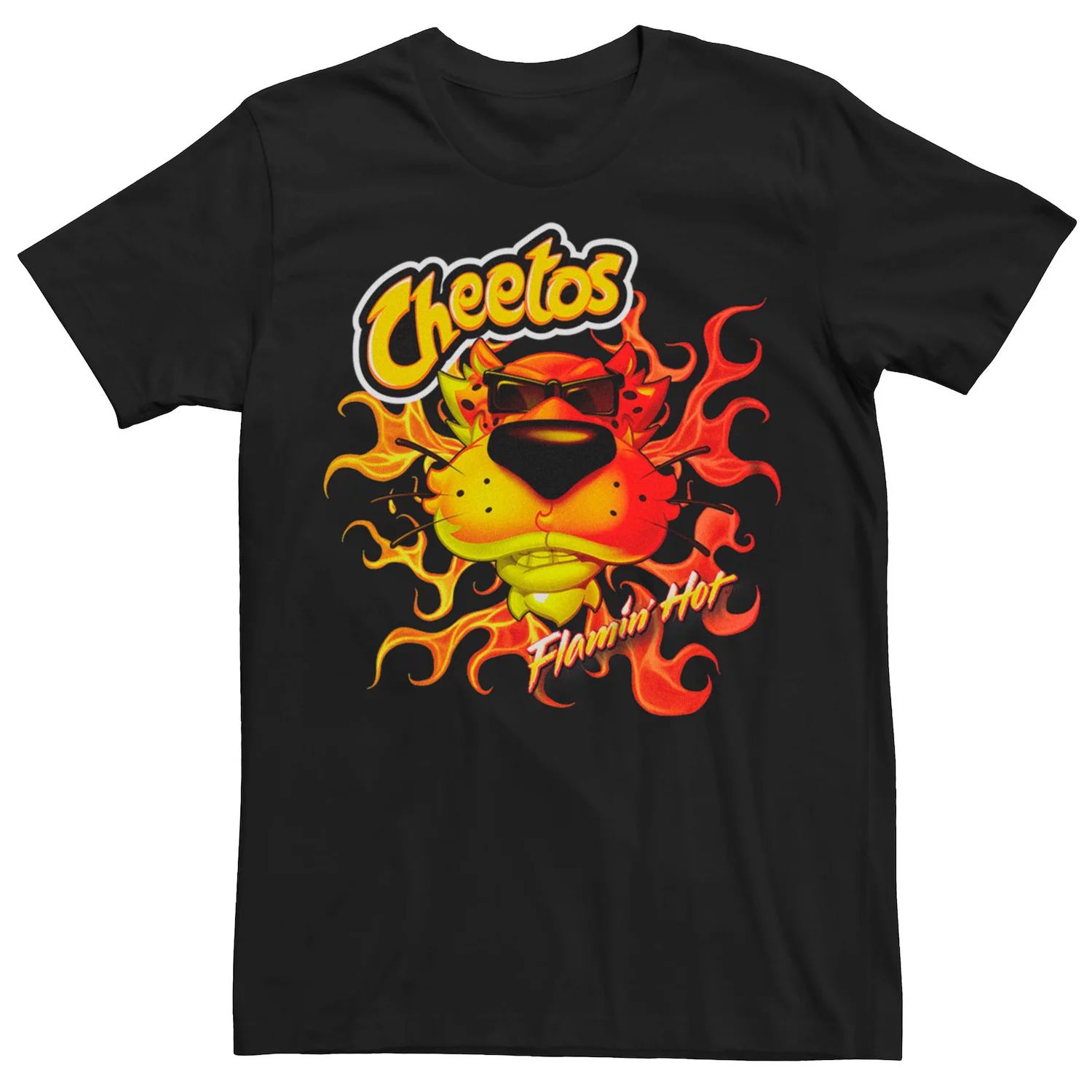 Мужская футболка Cheetos Flamin Hot Fire Head Licensed Character