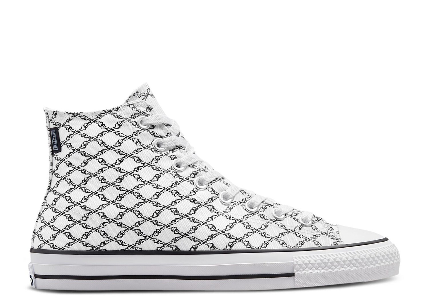 

Кроссовки Converse Chuck Taylor All Star Pro High 'Bones', белый