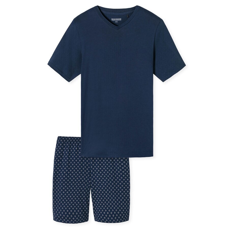 

Пижама SCHIESSER Short Pajamas, темно-синий