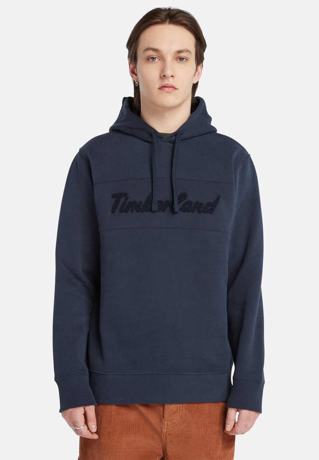 

Толстовка Cursive Timberland, цвет dark sapphire