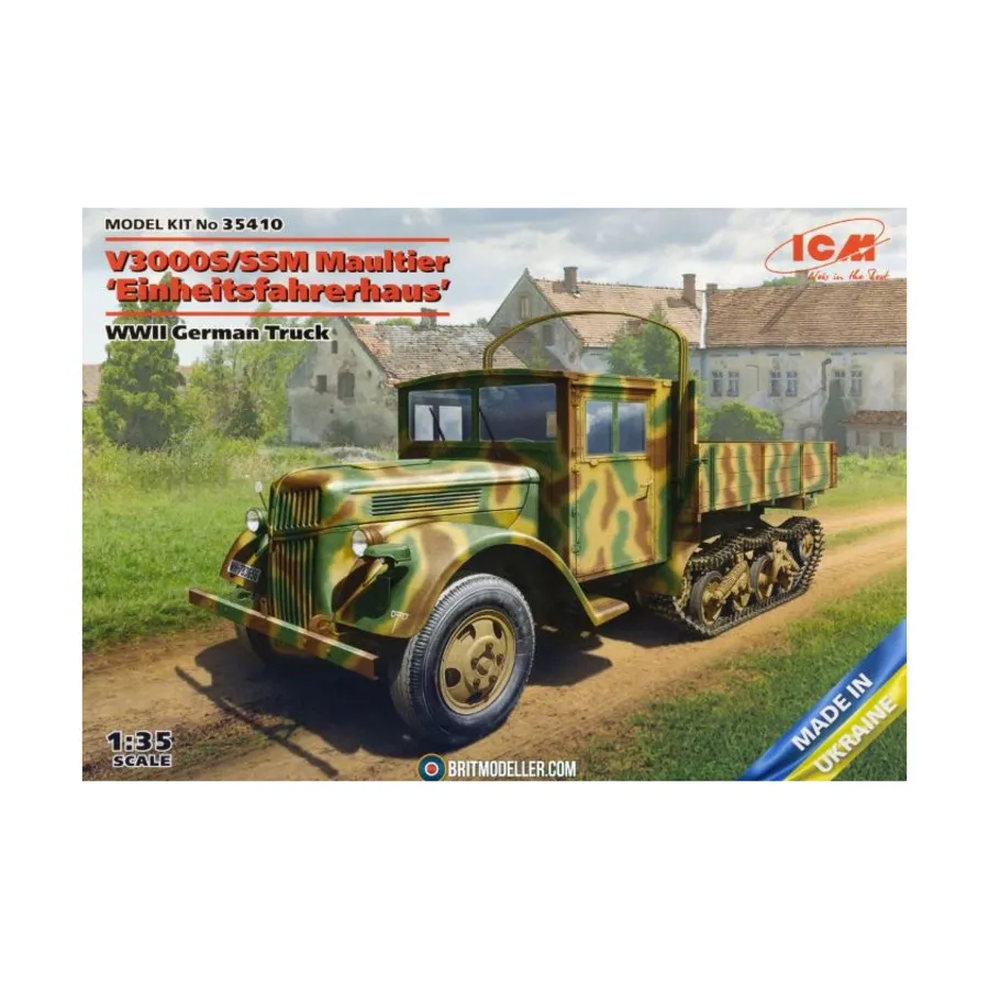 

V3000S/SSM Maultier "Einheitsfahrerhaus", Military Models 1/35 Scale (ICM)