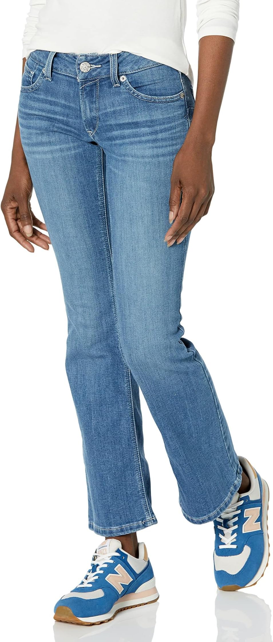 цена Джинсы Real Mid-Rise Patricia Boot Jeans Ariat, цвет Maine