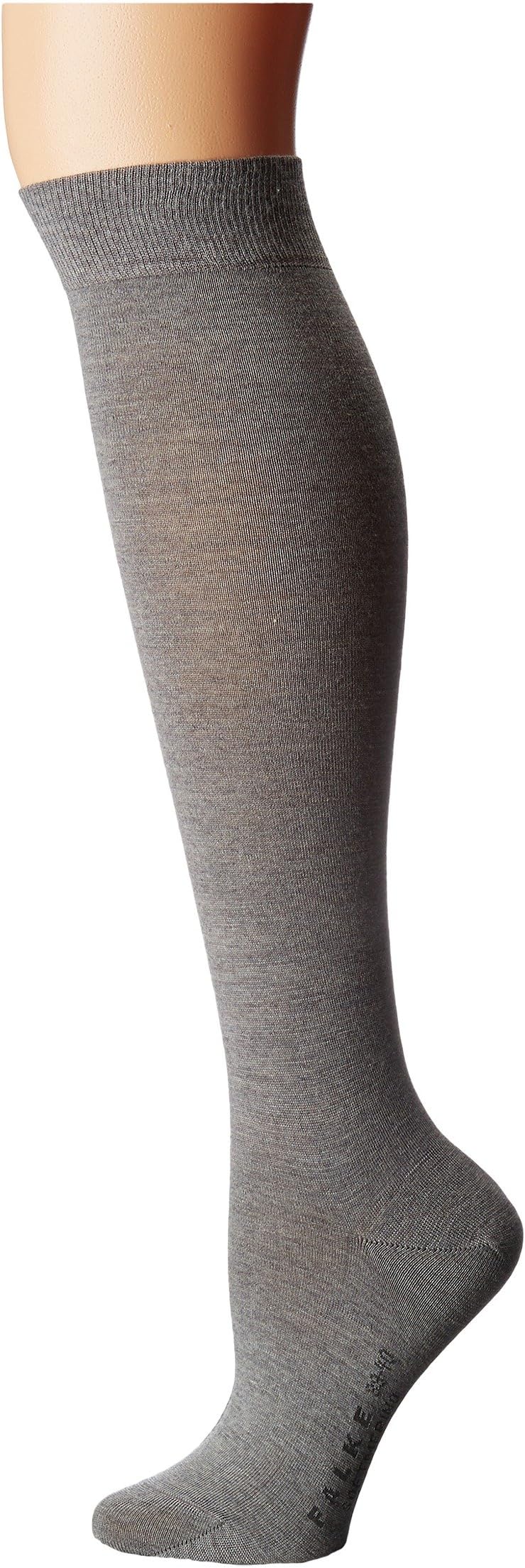Носки до колена Softmerino Falke, светло-серый