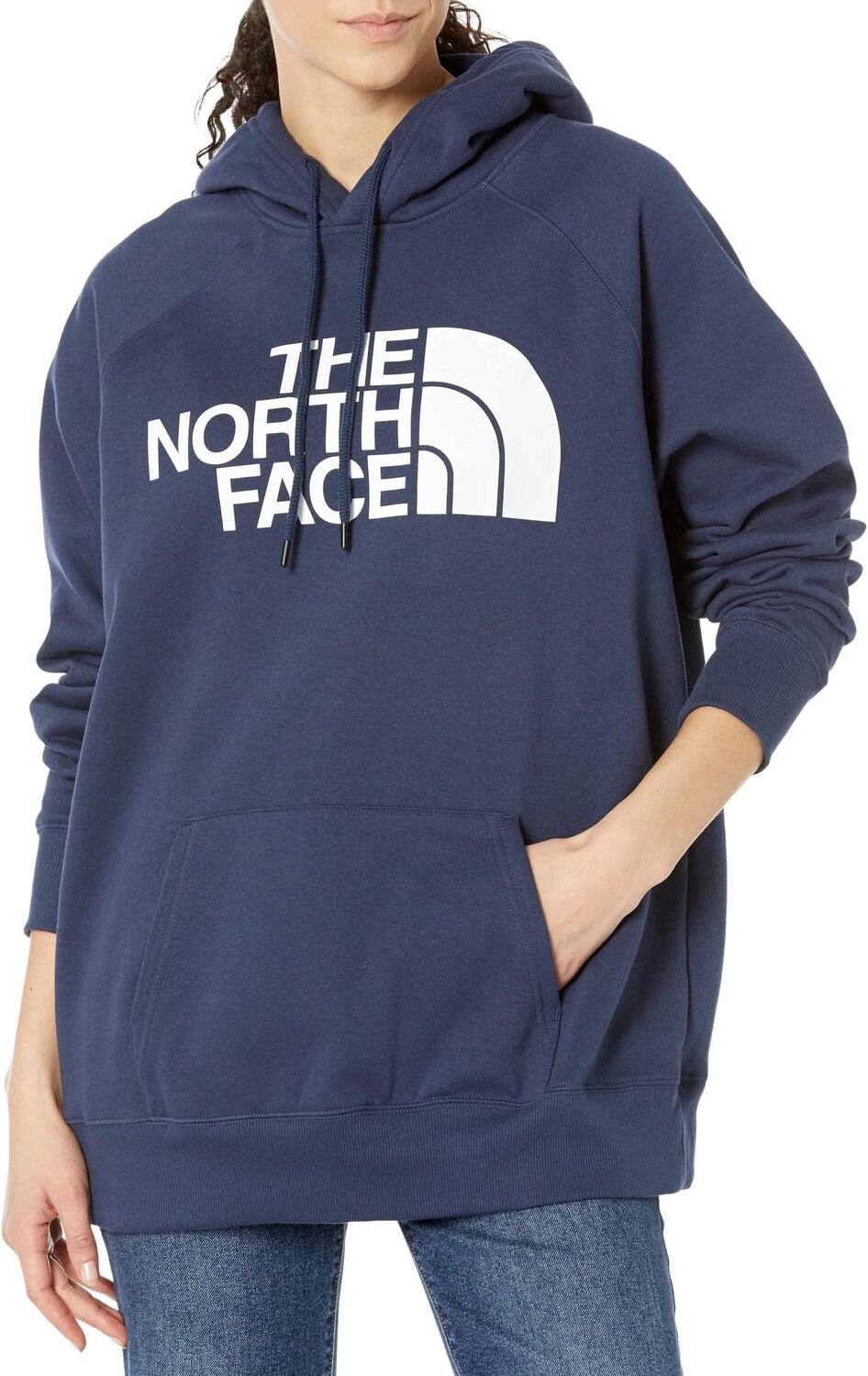 

Пуловер с капюшоном больших размеров с капюшоном The North Face, цвет Summit Navy/TNF White