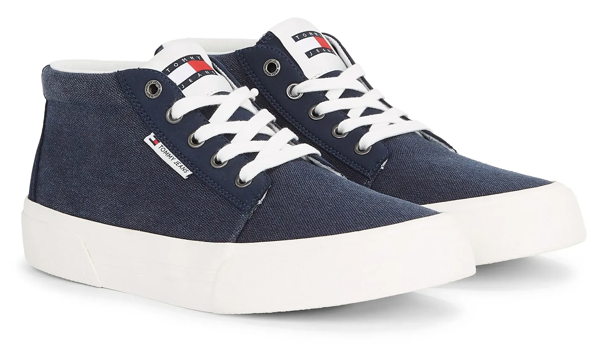 

Кроссовки Tommy Jeans "TJM MID CUT CANVAS COLOR" с надписью-логотипом сбоку, синий