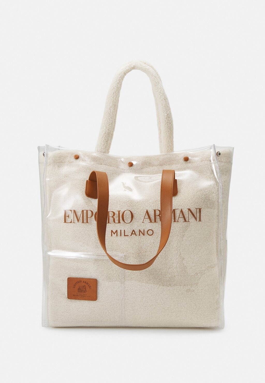 

Сумка для покупок CAPSULE CHALET TOTE L Emporio Armani, прозрачный