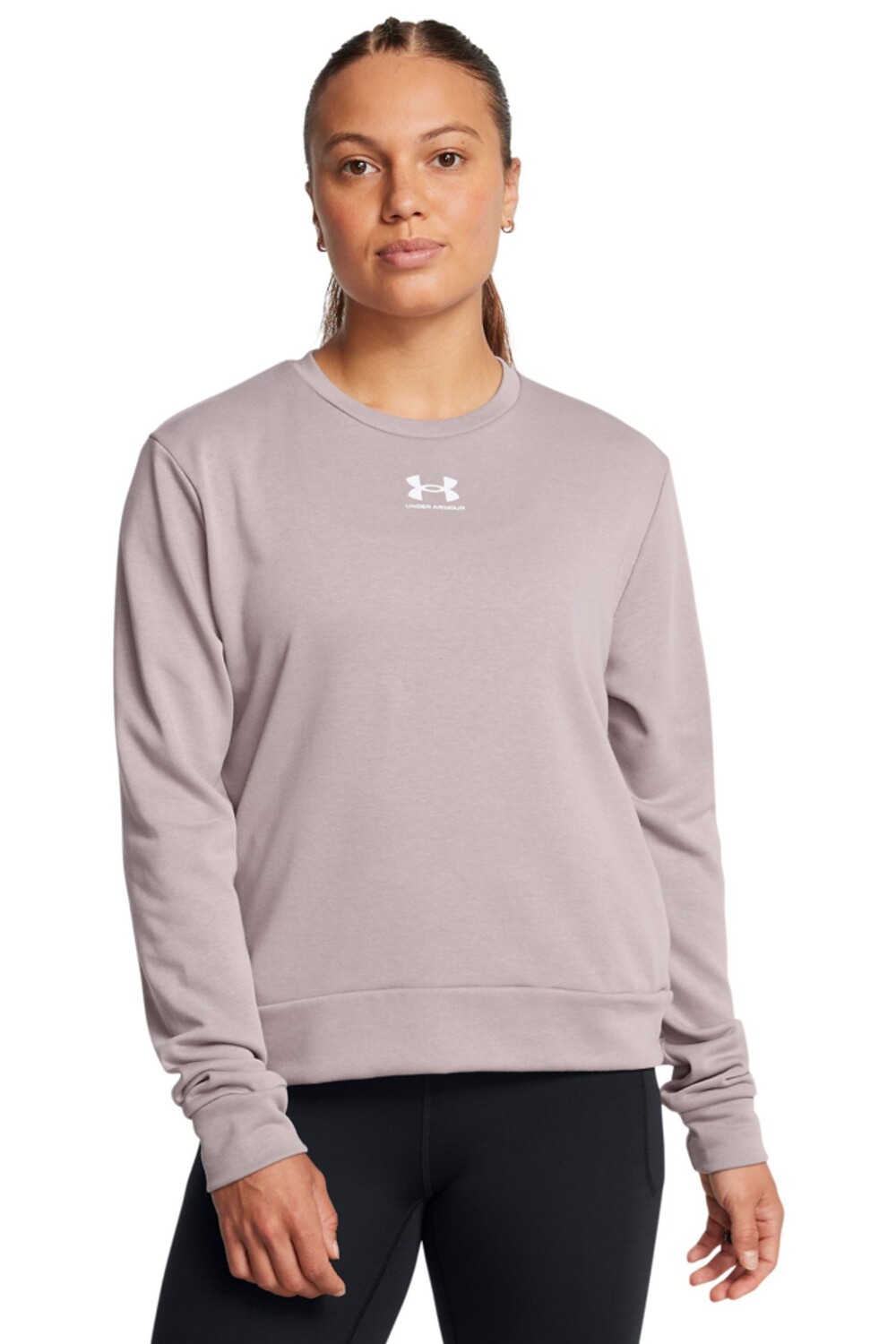 

Свитшот Rival Terry Crew Under Armour, серый
