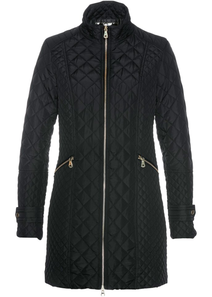 цена Короткое стеганое пальто Bpc Selection, черный