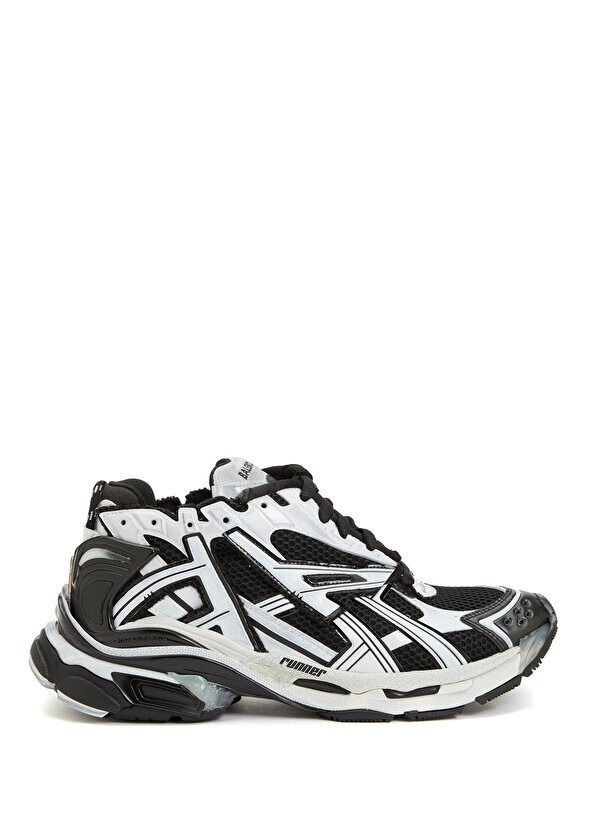 

Черные белые мужские кроссовки runner Balenciaga, Черный
