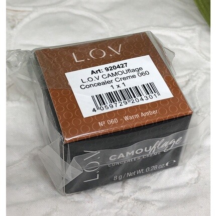 

Камуфляжный консилер Creme 8G Warm Amber, L.O.V