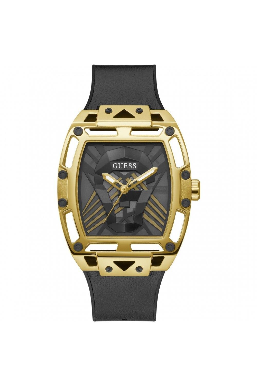 

Модные аналоговые кварцевые часы из нержавеющей стали Legend - Gw0500G1 Guess, желтый