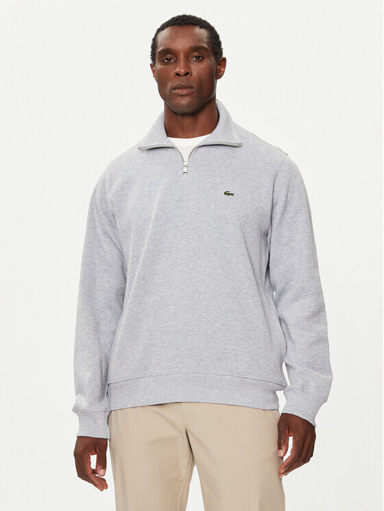 

Толстовка классического кроя Lacoste, серый