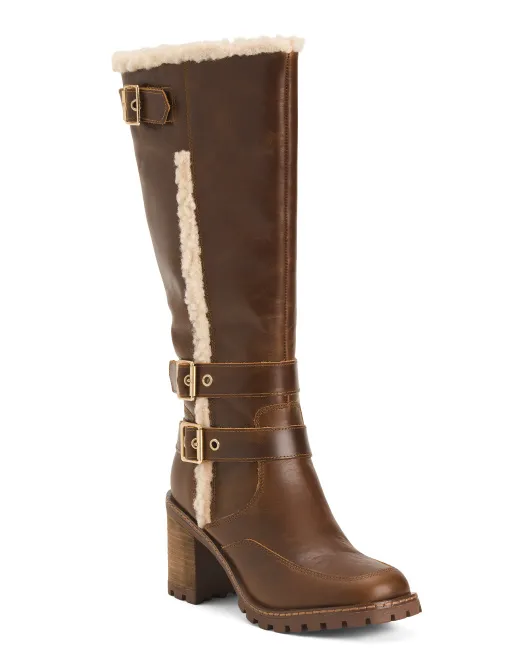 

Кожаные высокие сапоги Kraze Kelsi Dagger, цвет Hickory