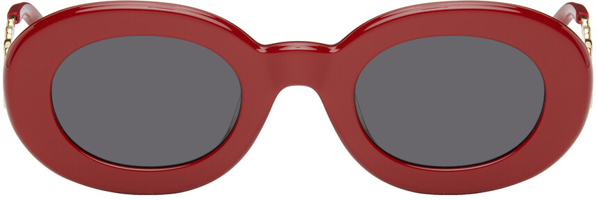

Красные солнцезащитные очки Le Chouchou Les lunettes Pralu Jacquemus