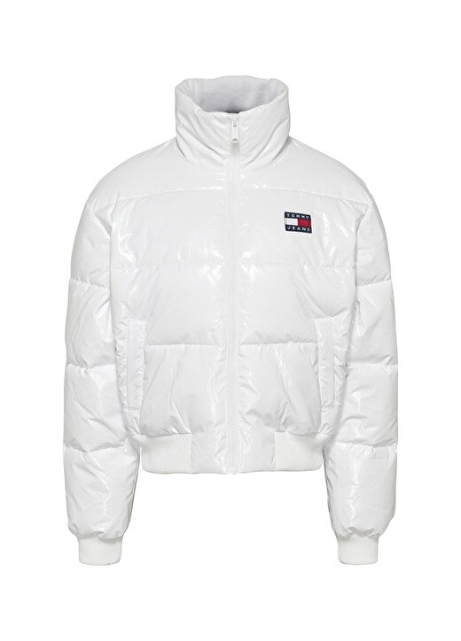 

Белое женское пальто Tommy Jeans, Белый