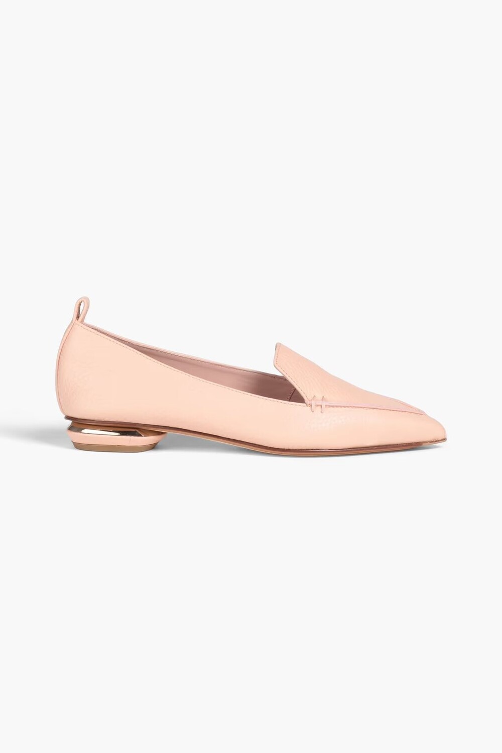 

Лоферы Beya из шагреневой кожи Nicholas Kirkwood, цвет Blush