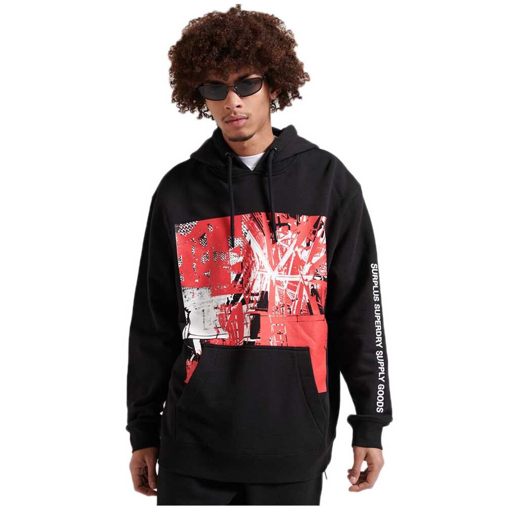 

Худи Superdry Energy Surplus, черный