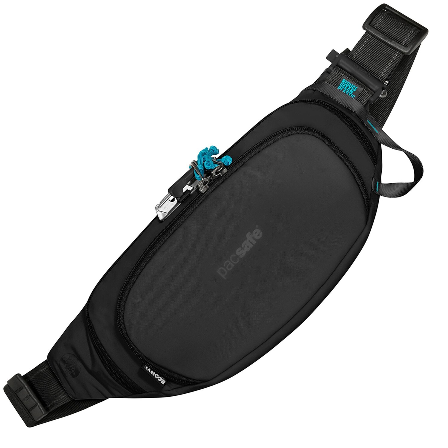 

Сумка через плечо Pacsafe Pacsafe Eco RFID Schutz 36 cm, эконил черный