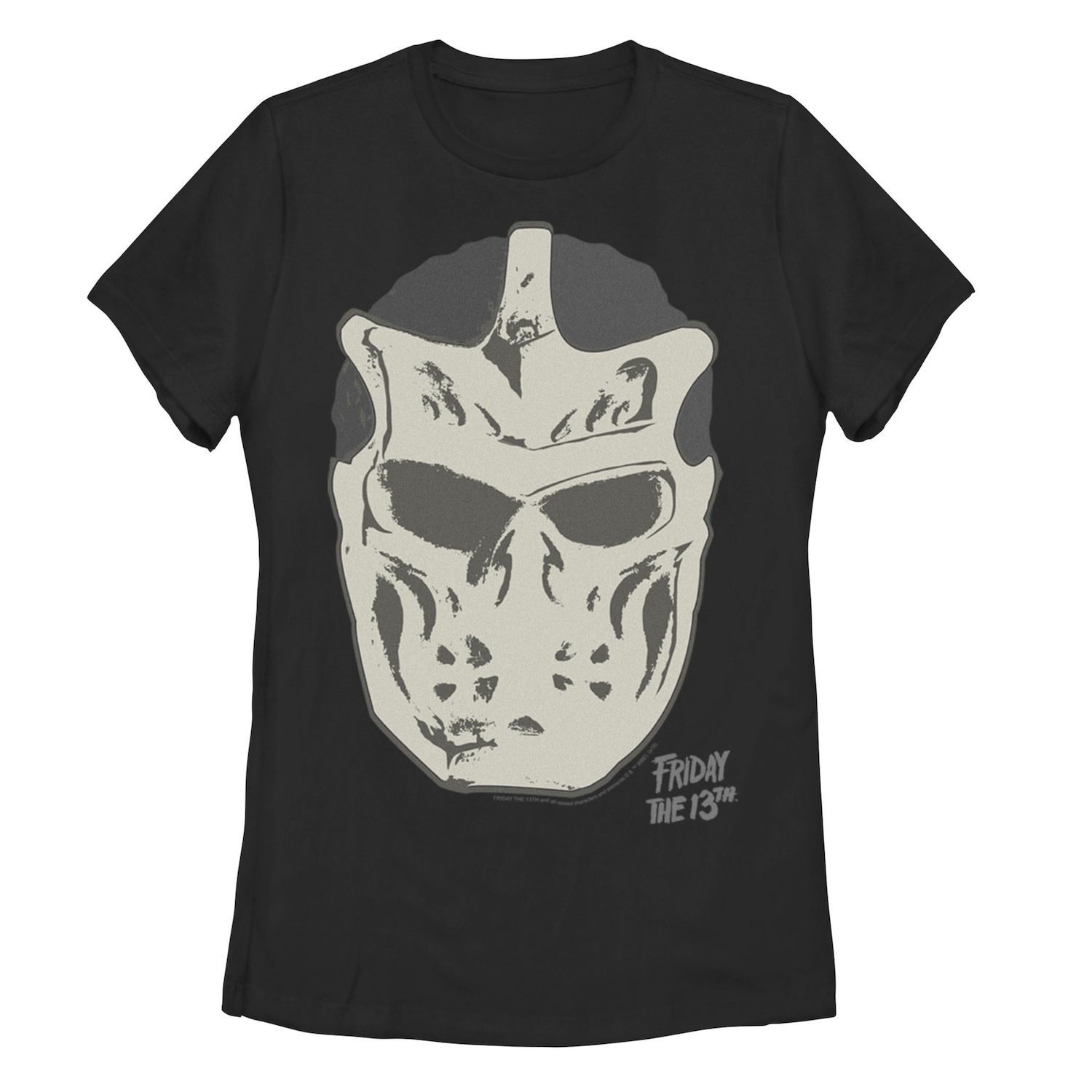 Футболка с логотипом Juniors' Friday The 13th Jason X Mask Licensed Character