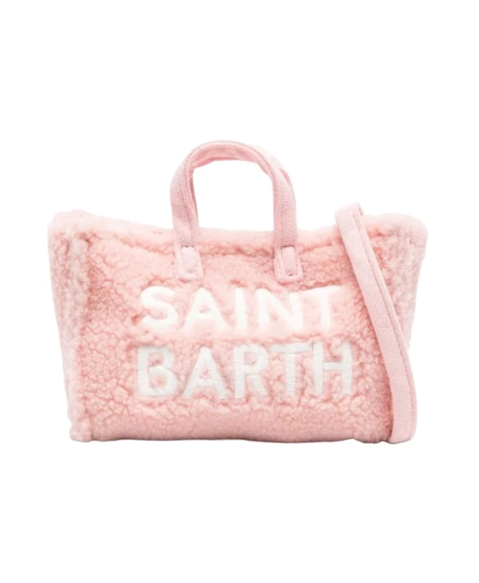 

Сумка для телефона из искусственного меха с ручками Mc2 Saint Barth, розовый