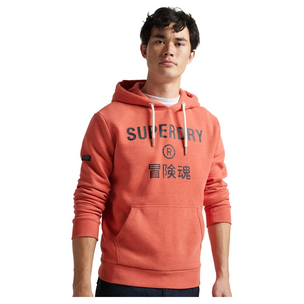 

Худи Superdry Vintage Corp Logo Marl, оранжевый