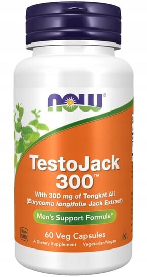 

Now Foods, Now Testojack 300 Тестостерон либидо Тонгкат, 60 капсул.
