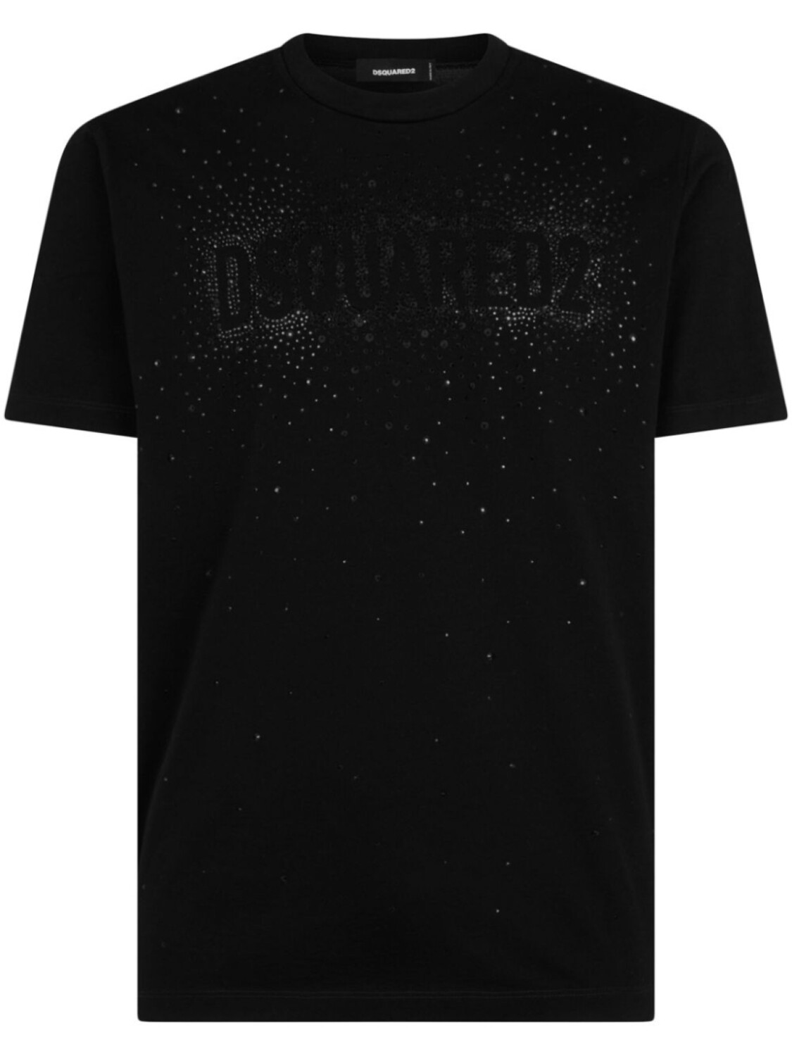 

Dsquared2 logo-sparkle crew-neck T-shirt, черный