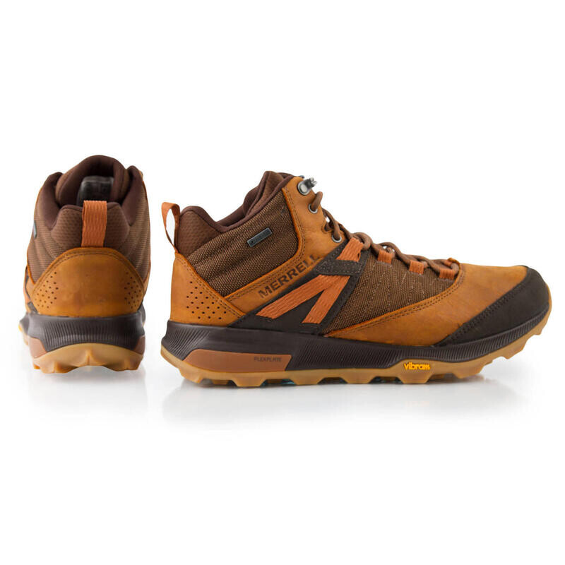 

Водонепроницаемые мужские трекинговые ботинки Zion Mid Gtx MERRELL, цвет braun