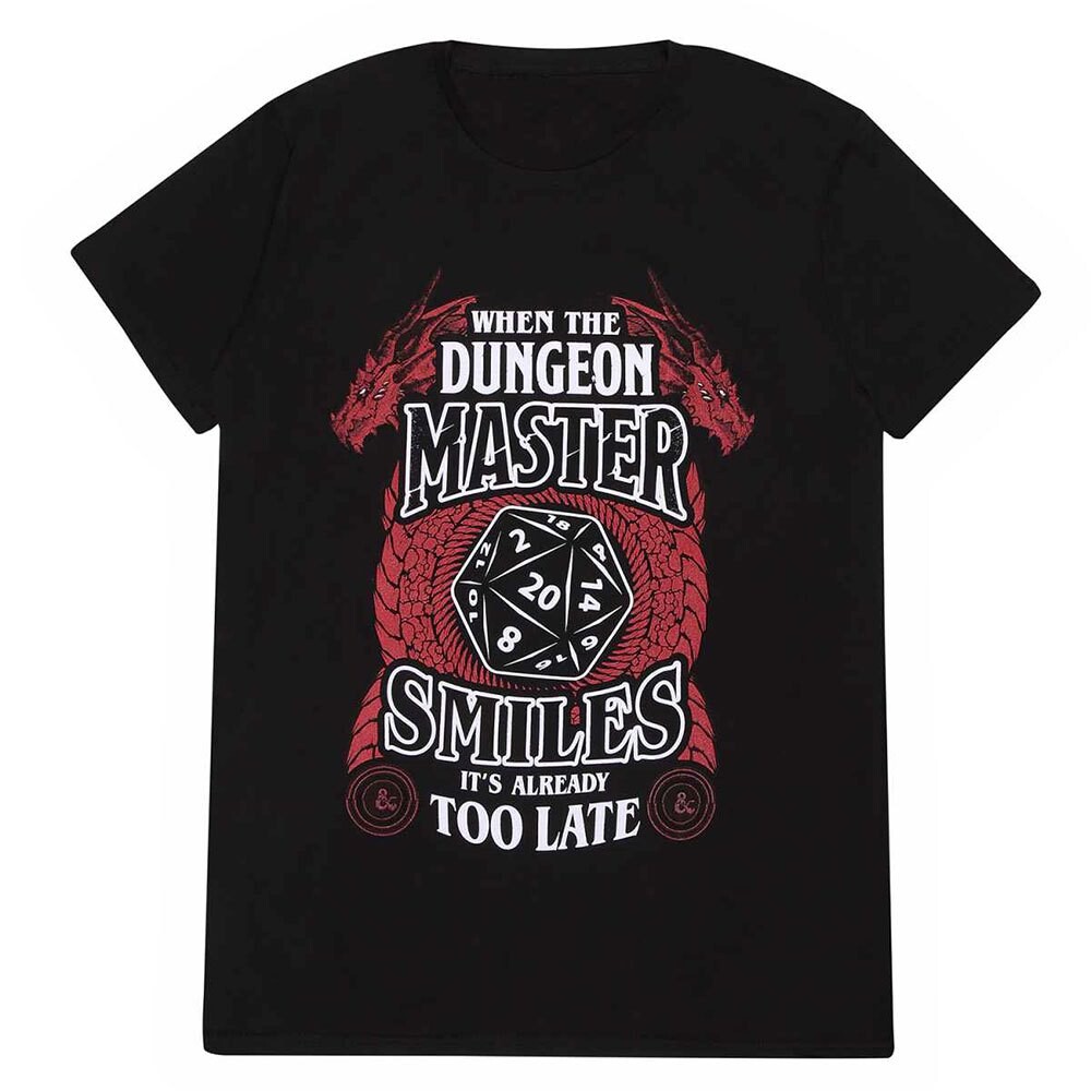 

Футболка Heroes Dungeons And Dragons When The Dungeon Master Smiles, красный