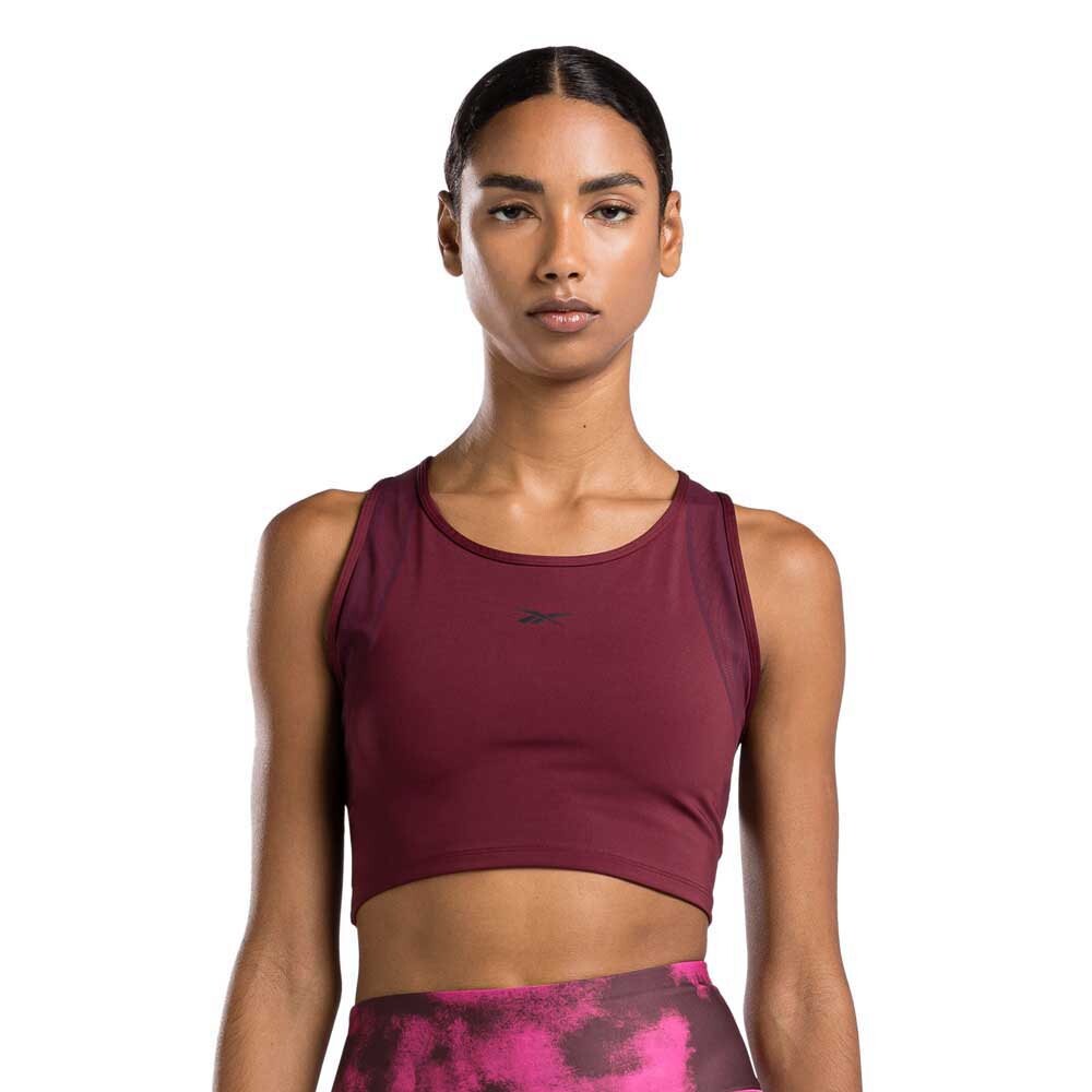 

Спортивный бюстгальтер Reebok Lux Perform Crop, красный