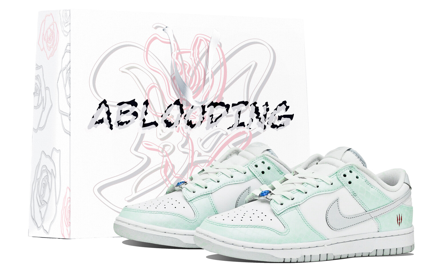 

Женские кроссовки для скейтбординга Nike Dunk, Light Cyan