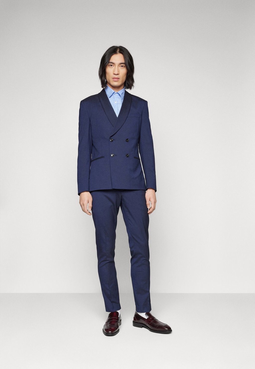 

Костюм RE-IMAGINED SHAWL SUIT Isaac Dewhirst, цвет navy