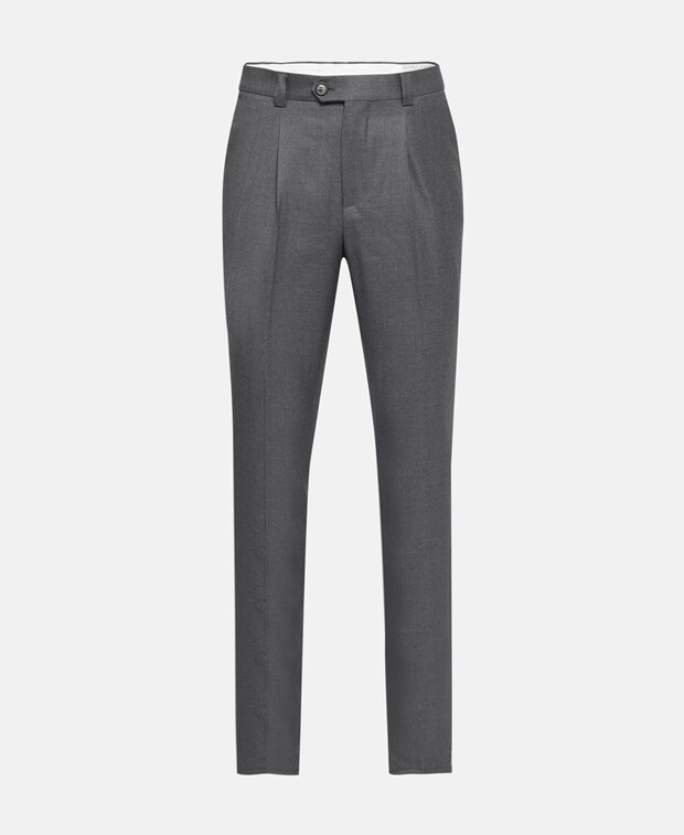

Шерстяные брюки Brunello Cucinelli, серый
