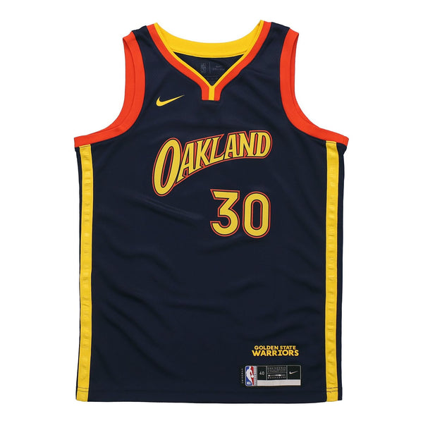 Майка Nike NBA Stephen Curry Golden State Warriors Jersey City Edition Dark blue, синий 2021 men american basketbal jersey golden state stephen curry t shirt